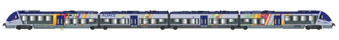 Ls models 10 393S set TER ALSACE BB 82783/82784 ACG SNCF DC = gelijkstroom digitaal full sound Ls models 10 393S set TER ALSACE BB 82783/82784 ACG SNCF DC = gelijkstroom digitaal full sound