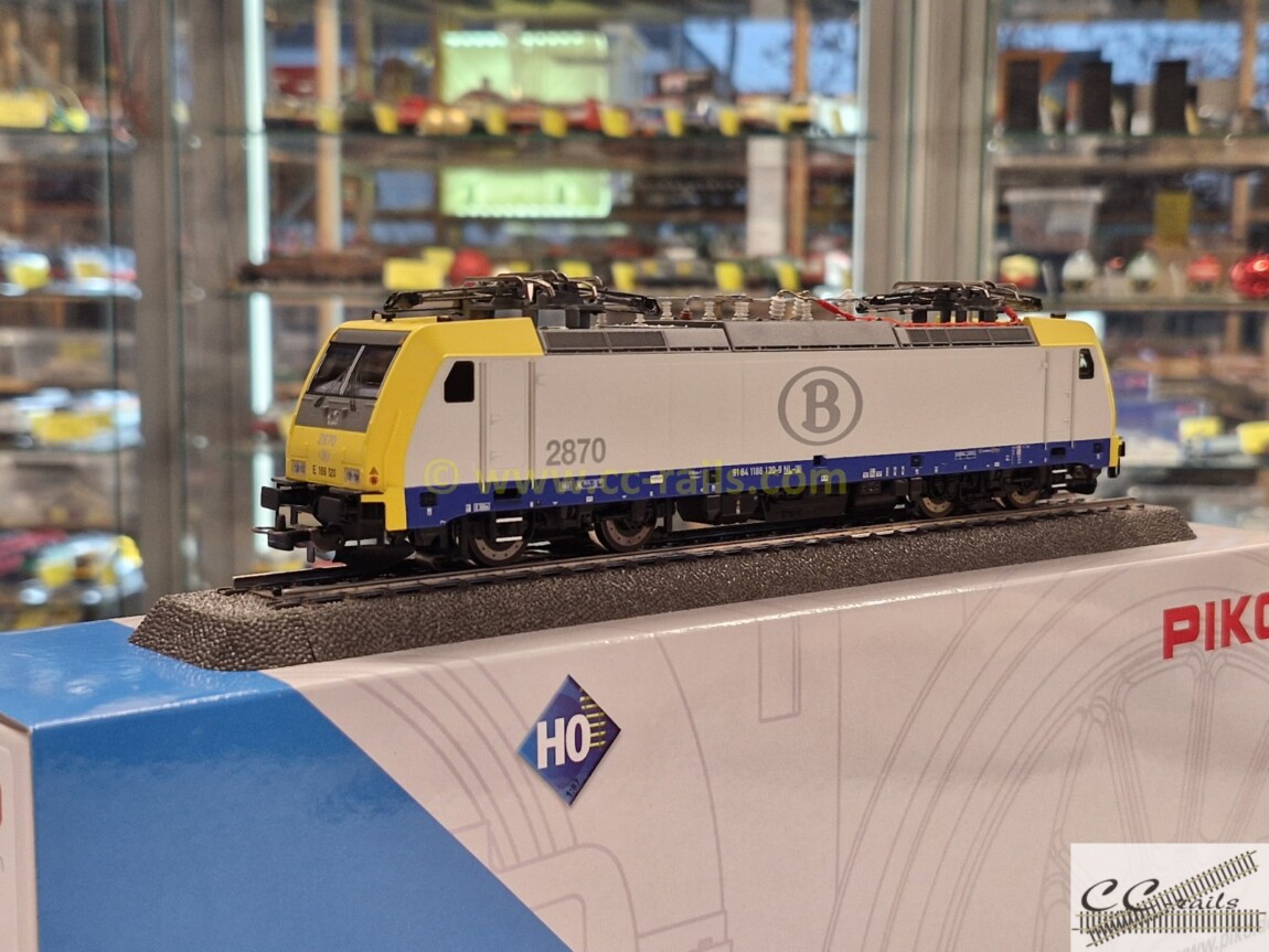 Piko 21761 Elektrische locomotief SNCB/NMBS type 2869 BR 186 DC analoog